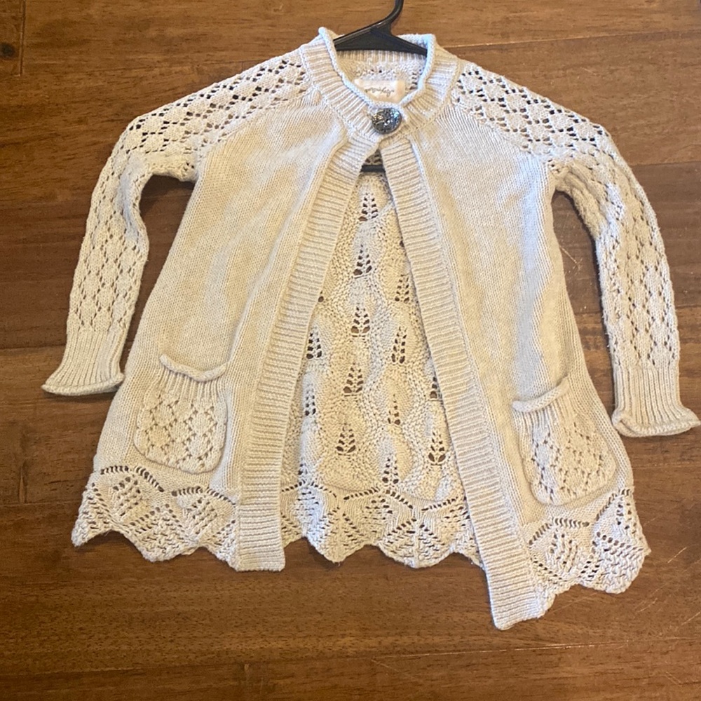 Persnickety oatmeal cardigan sz3